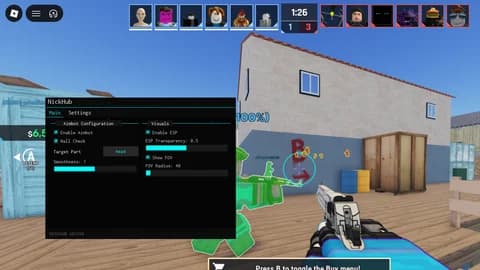 Nickhub Esp Aimbot Team Check Pov Circle